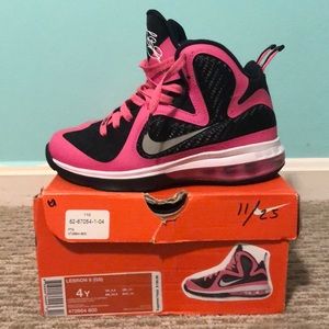 Nike Lebron 9’s (Pink) size 4y